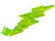 Wave Angular Single with Axle Hole End (Lightning Bolt), 2149