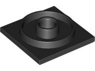 Turntable 4 x 4 Square Base, 3403 Black U