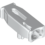 Projectile Launcher, 4 x 2 x 1 with Bottom Axle (For 1 x 1 Round Tiles), 41812 White N