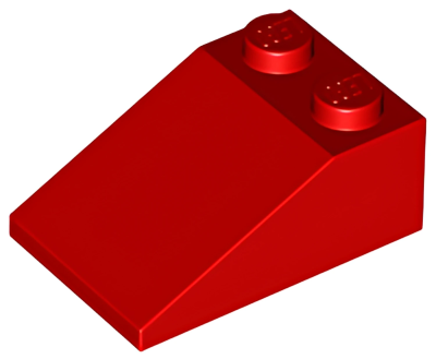 Деталь LEGO Lego Slope 33 3 x 2 3298 Red N