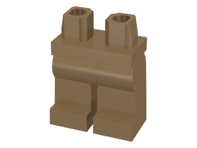 Hips and Legs Plain, 970c00 Dark Tan U