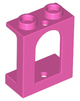 Window 1 x 2 x 2 Castle, 90195 Dark Pink U