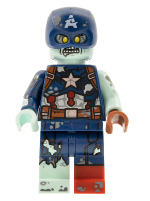 Минифигурка Lego Zombie Captain America, Marvel Studios colmar09