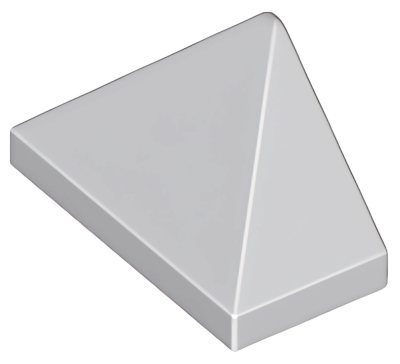 Деталь LEGO Lego Slope 45 2 x 1 Triple with Bottom Stud Holder 15571 (78821) Light Bluish Gray U