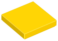 Tile 2 x 2, 3068 Yellow U