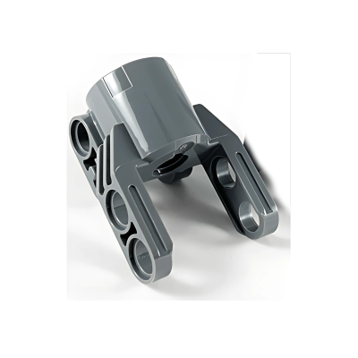 Деталь LEGO Technic, Axle and Pin Connector Block 4 x 3 x 2 1/2 (Linear Actuator Holder) 61904 (65767) Dark Bluish Gray N