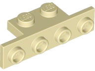 Bracket 1 x 2 - 1 x 4, 2436 Tan N