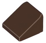 Slope 30 1 x 1 x 2/3, 54200 Dark Brown N