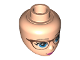 Mini Doll, Head Friends with Blue Eyes, Glasses with Copper Frames, Pink Lips with Closed Mouth Smile Pattern, 30877
