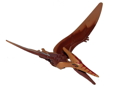 Dinosaur Pteranodon with Reddish Brown Back, Ptera02 Medium Nougat U