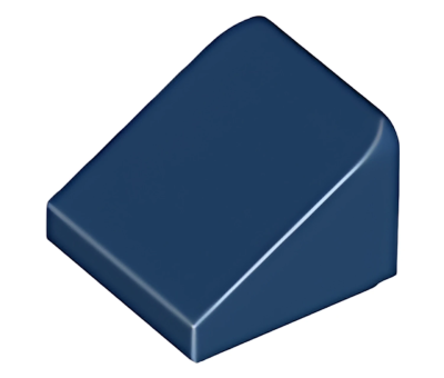 Деталь LEGO Slope 30 1 x 1 x 2/3 54200 Dark Blue U