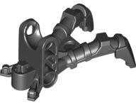 Bionicle Foot Claw with Ball Socket, Rounded Ends, 74699 Black U
