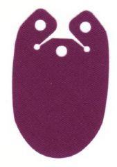 Mini Doll, Cape Cloth, Friends, Round Bottom with 3 Small Top Holes, 20374 Magenta U