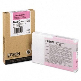 Картридж Epson T605C Light Magenta пурпурный C13T605C00 оригинальный