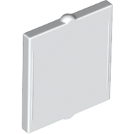 Glass for Window 1 x 2 x 2 Flat Front, 60601 White N