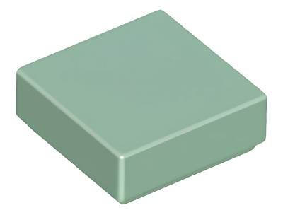 Деталь LEGO Tile 1 x 1 with Groove 3070 Sand Green U