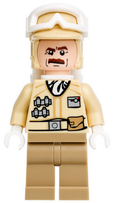 Минифигурка Lego Hoth Rebel Trooper Tan Uniform (Moustache) sw0425