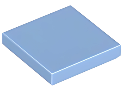 Деталь LEGO Tile 2 x 2 with Groove 3068b (1136, 63327, 78814, 88409) Medium Blue U