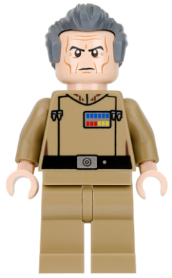 Минифигурка Lego Star Wars Grand Moff Wilhuff Tarkin - Dark Tan Uniform sw0741