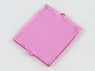 Glass for Window 1 x 2 x 2 Flat Front, 60601 Trans-Dark Pink U