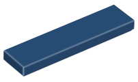 Tile 1 x 4, 2431 Dark Blue N