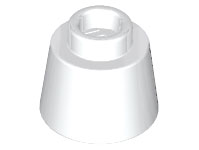 Cone 1 1/6 x 1 1/6 x 2/3 (Fez), 85975 White U