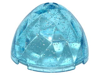 Container, Faceted, 4 x 4 x 1 2/3, Dragon Egg Top, 24132
