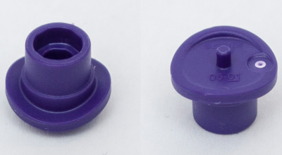 Minifigure, Top Hat with Small Pin and Open Top, 77108 Dark Purple U