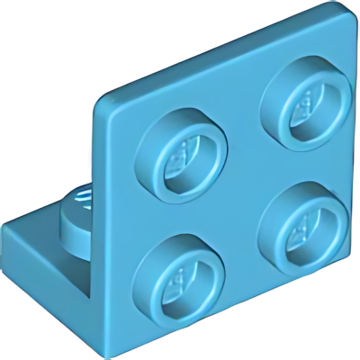 Деталь Lego Скоба Bracket 1 x 2 - 2 x 2 Inverted 99207 Medium Azure U