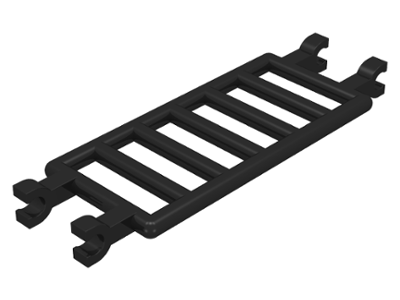 Деталь LEGO Bar 7 x 3 with 4 Clips (Ladder) 30095