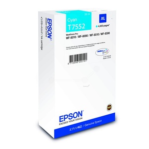 Картридж Epson Cyan Голубой картридж повышенной емкости (4k) C13T755240