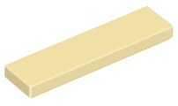 Tile 1 x 4, 2431 Tan N