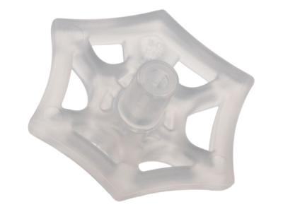 Minifigure, Weapon Web Effect, Small with Short Bar on Front and Back, 36083d Trans-Clear U