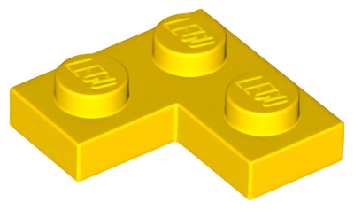 Деталь LEGO Plate 2 x 2 Corner 2420 Yellow U