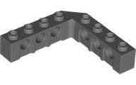 Technic, Brick 5 x 5 Right Angle (1 x 4 - 1 x 4), 32555 Dark Bluish Gray N