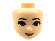 Mini Doll, Head Friends with Reddish Brown Eyes, Medium Nougat Lips and Closed Mouth Pattern, 72445