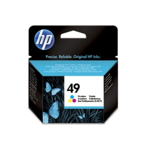 Картридж HP 49 Color цветной оригинальный DeskJet 350c, 350cbi, 600, 610c, 615c, 640c, 656c, 660c, 670c, 690c, 691c, 693c, 694c, 695c, 697c, HP Deskwriter 600, 660c, 670c, OfficeJet 500, 590, 625, 700, 710, 725, 635, Apollo P-2100, P-2200 51649AE