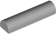 Slope, Curved 1 x 4 x 2/3 Double, 79756 Light Bluish Gray N