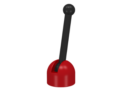Antenna Small Base with Black Lever (4592 / 4593), 4592c02 Red N