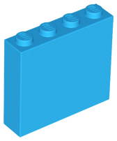 Brick 1 x 4 x 3, 49311 Dark Azure U