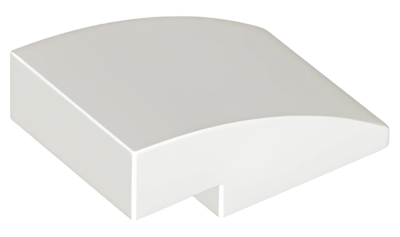 Деталь LEGO Lego Slope, Curved 3 x 2 24309 White N