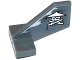Tail Shuttle, Small with White Ninja Skull with Crossed Swords Pattern on Both Sides (Stickers) - Set 70601, 44661pb024  
