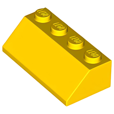 Деталь LEGO Lego Slope 45 2 x 4 3037 Yellow U
