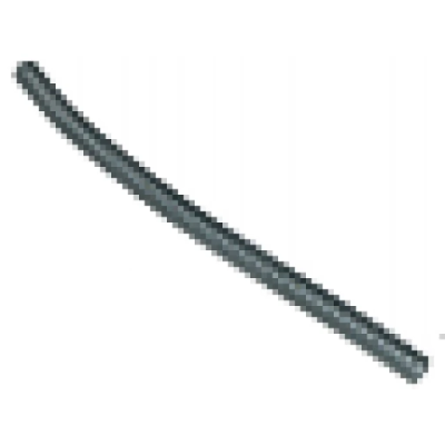 Hose, Ribbed 7mm D. 18L / 14.4cm, 78c18 Flat Silver N