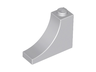 Деталь Lego Арка Arch 1 x 3 x 2 Inverted 18653 Light Bluish Gray N