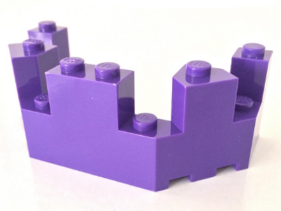 Castle Turret Top 4 x 8 x 2 1/3, 6066 Dark Purple U