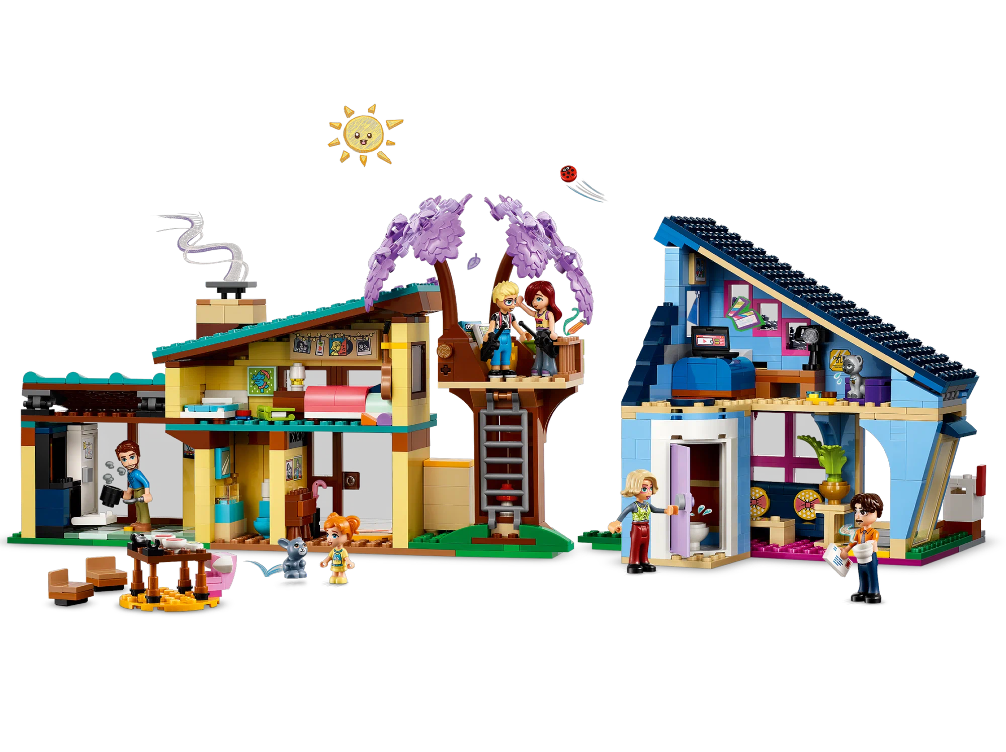 Конструктор LEGO Friends 42620 Семейные дома Олли и Пейсли в магазине  Shop-device