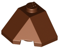 Wedge 2 x 2 (Slope 45 Corner), 13548 Reddish Brown N