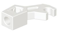 Arm Mechanical, Exo-Force / Bionicle, Thick Support, 98313 White N