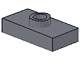 Plate, Modified 1 x 2 with 1 Stud, Jumper (Undetermined Type), 3794 Dark Bluish Gray N